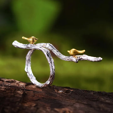 Bird on Branch Ring