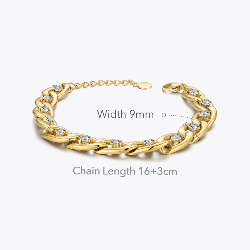 Diamond Chain Bracelet