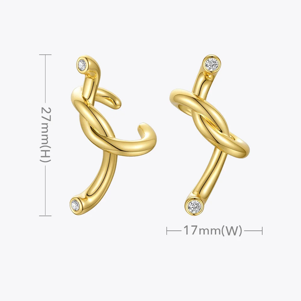 Irregular Knot Earcuff