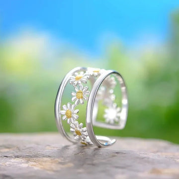 Little Flower Adjustable Rings