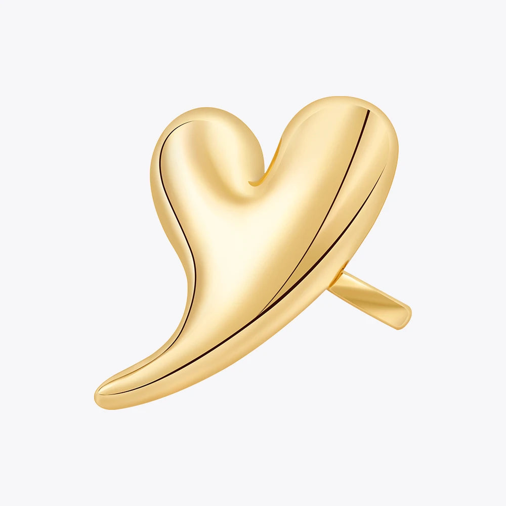 Large Heart Ring For Women