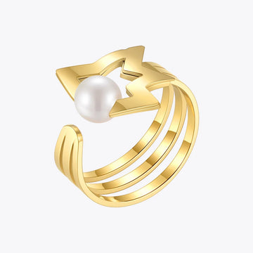 Pearl Star Rings For Women