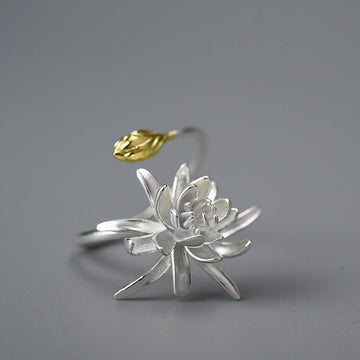 Blooming Cereus Flower Ring