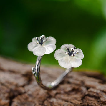 Crystal Handmade Flower Ring