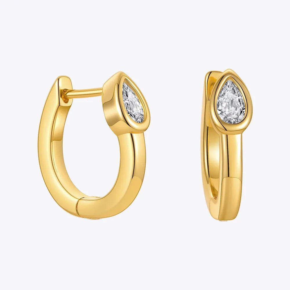 Waterdrop Zircon Stud earrings