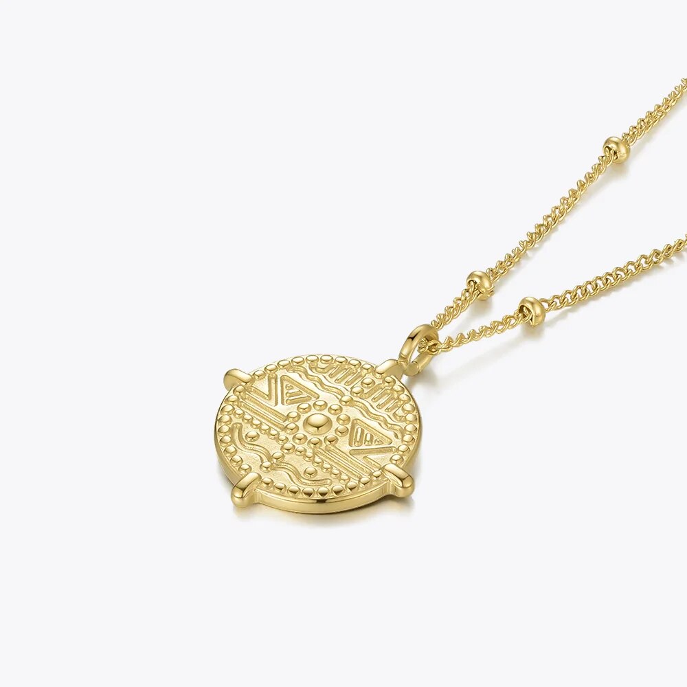 Coin Pattern Pendant